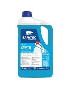 Cleaning detergent for glass, "Sanitec", 5 kg, Crystal, fragrance, 1 piece