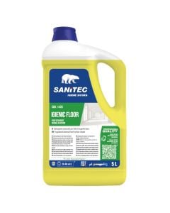 Floor cleaning detergent, "Sanitec", 5 kg, yellow, 1 piece