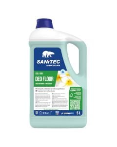Cleaning detergent, "Sanitec", for floor, 5 kg, white flower, 1 piece
