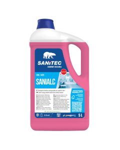 Cleaning detergent, "Sanitec" , for floor, universal, 5000 ml, rose, 1 piece