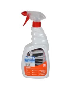 Cleaning detergent, "Sanitec", removes grease from stove, 750 ml, white, 1 piece