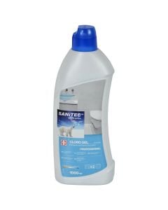 Detergjent pastrimi, " Sanitec", klor për tualet, 1000 ml, e bardhë, 1 copë