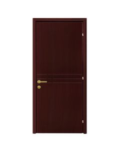 Honeycomb door, left opening, 80x205cm, walle size 15-18cm, color rosewood