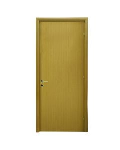 Honeycomb door, left opening, 80x205cm, walle size 15-18cm, color light oak
