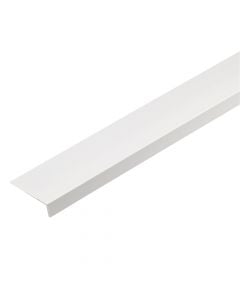 Angular L 2m white PVC mat 30X10X1 mm