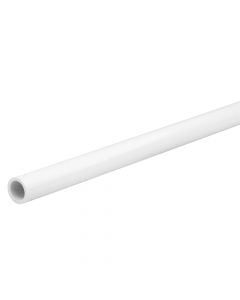 The white 1m PVC pipe 12x1.5mm