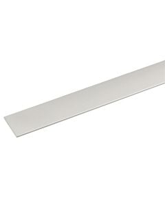 The flat aluminum profile 1m silvered 30X2mm