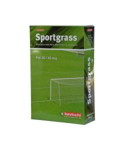 Grass seed, Bavicchi, box/1 kg 30-40 m2, for sport, very high resistance to trampling and rapid growth