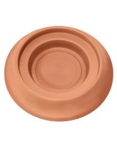 Round flower pot saucer, HOME DESIGN, plastic, terracota, Ø13 xH2.5 cm