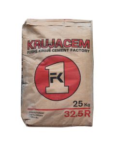 Cement, Krujacem, grade 32.5 R, 25 kg / bag, limestone cement