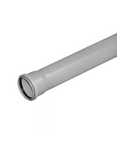 Pipe, polypropylene, Ø75mmx1m, with 1 rubber