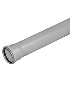 Pipe, polypropylene, Ø75mmx3m, with 2 rubber