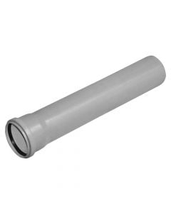 Pipe, polypropylene, Ø90mmx0.5m, with 1 rubber