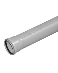 Pipe, polypropylene, Ø90mmx3m, with 1 rubber