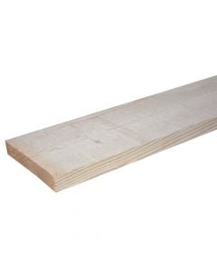 Unplanned spruce plank, 5x10 cm x 4 m