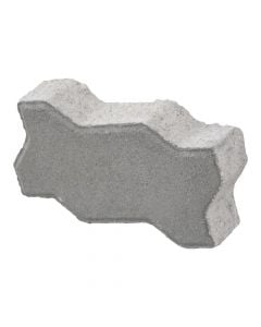 Pllake betoni, forme S, gri, trashesia 6cm, permasa 22x11cm, 12m2/palet, 38cop/m2