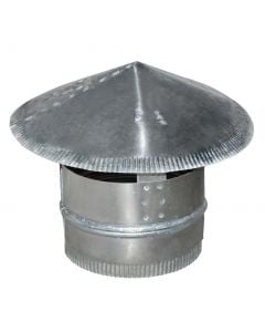 Chimney hats, zinc plated, Ø250 mm