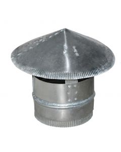 Chimney hats, zinc plated, Ø150 mm