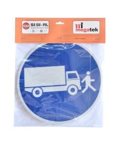 Shenja kantieri, shoqerimi i kamionit eshte i detyrueshem, Ø20 cm