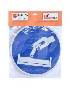 Shenja kantieri, ulja e sigureses eshte e detyrueshme, ᴓ20 cm