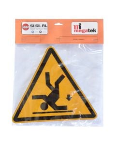 Construction signs, be careful of sliding, A20