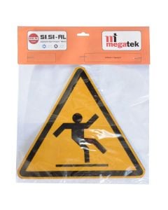 Construction signs, be careful of sliding, A20