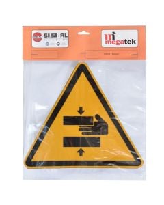 Construction signs, care for hands from injury, A20