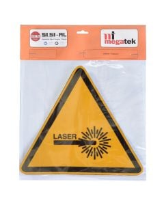 Construction signs, care by laser, A20