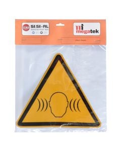 Construction signs, beware of noises, A20