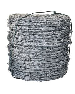 Barbed wire, steel galvanized, 180/roll