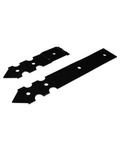 Lidhëz druri këndore, Krepo, 315 mm, ngjyrë e zezë