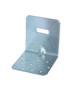 Reinforced adjustable angle bracket 80x80x80x2 mm
