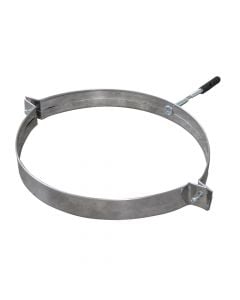 Pipe clamp, stainless, Ø250 mm