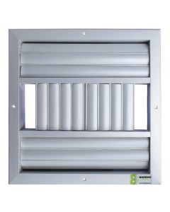 Aluminum ventilation grill, 30x30 cm, with four air directions