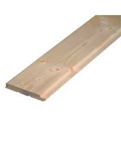 Fir wood ceiling, 1.25x9.6x300 cm, 2.88 m2/pack