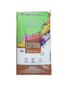 Humus, TerComposti, universal, thes/20 l, substrat për bimë dhe lule dhe mbi të gjitha për perime