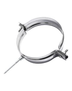 Pipe clamp, stainless, Ø200 mm