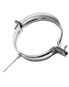 Pipe clamp, stainless, Ø250 mm