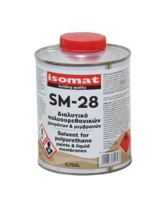 Solvent for dissolving polyurethane-based products, weight 4 liters.