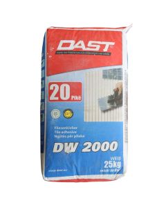 Ngjitës për pllaka, 25 kg/thesi, DW 2000, (i bardhe ë)