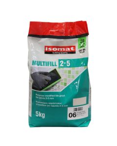 Bojak Isomat  5 KG per fuga pllakash 0-5mm per ambiente te brendshme dhe te jashtme, ngjyra BEZHE BAHAMA