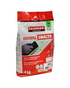 Isomat Multifill paint, 4 KG for tile joints 1-8mm, light gray color 05