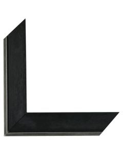 Shufra kornizash polistireni2.85cm, numer dekori 083-B-06S, ngjyre e zeze mat