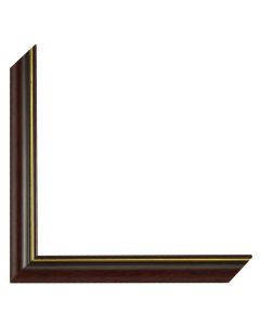 Polystiren moulding 2.85cm, item number679-W571, Glossy brown