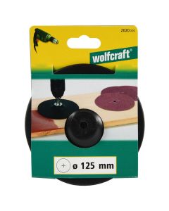 Rubber backing pad, Wolfcraft, 125 mm