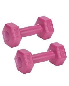Plastic Dumbbells, 2x1.25 kg, 2x1 kg