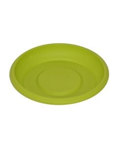 Pjatë vazo lulesh rrethore, GERBER, plastike, jeshile, Ø8 xH1.5 cm