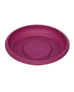 Round flower pot saucer, GERBER, plastic, cherry, Ø9 xH2 cm