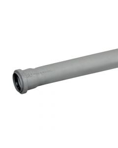 Pipe, polypropylene, Ø40mmx3m, with 1 rubber