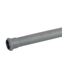 Pipe, polypropylene, Ø40mmx2m, with 2 rubber